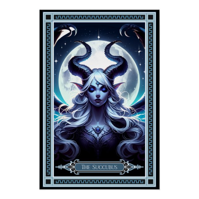 The Succubus Tarot Card Poster (Front)