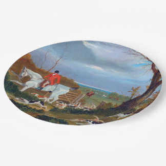 The Suffolk Hunt 1833 Fox Hunt Paper Plate
