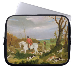 The Suffolk Hunt - Going to Cover near Herringswel