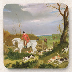 The Suffolk Hunt - Going to Cover near Herringswel Coaster