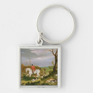 The Suffolk Hunt - Going to Cover near Herringswel Key Ring