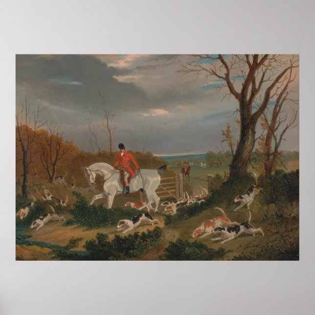 The Suffolk Hunt - John Frederick Herring Poster (Front)