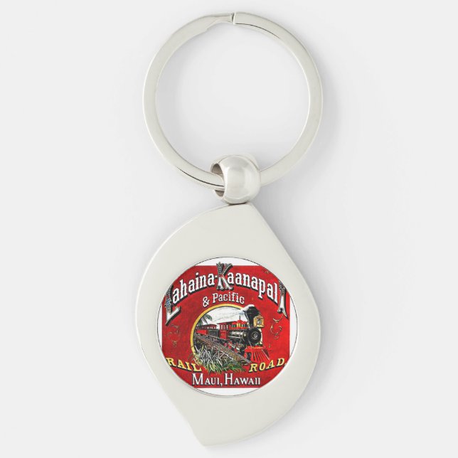 The Sugar Cane Train with Baldwin Locomotives   Key Ring (Front)