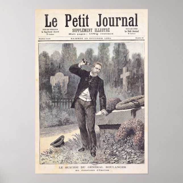 The Suicide of General Georges Ernest Poster (Front)