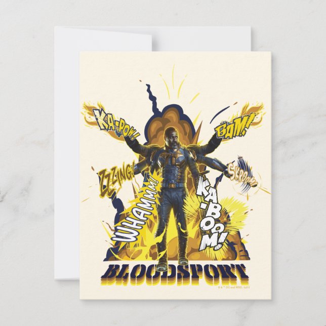 The Suicide Squad | Bloodsport Action Graphic Card (Front)