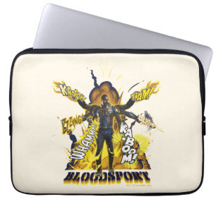 The Suicide Squad Bloodsport Action Graphic Laptop Sleeve