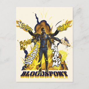 The Suicide Squad   Bloodsport Action Graphic Postcard