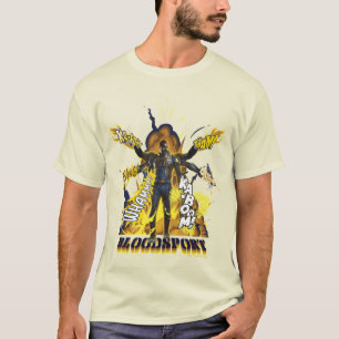 The Suicide Squad Bloodsport Action Graphic T-Shirt