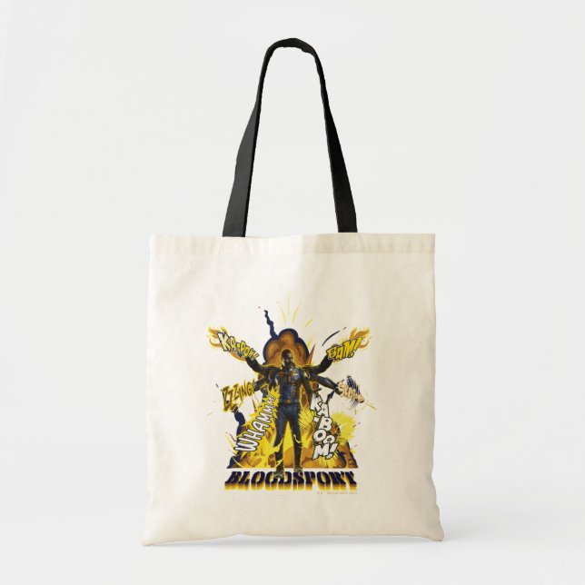 The Suicide Squad | Bloodsport Action Graphic Tote Bag (Front)