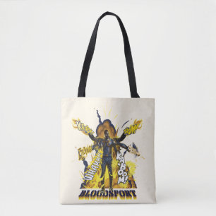 The Suicide Squad   Bloodsport Action Graphic Tote Bag