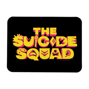 The Suicide Squad   Character Icon Logo Magnet