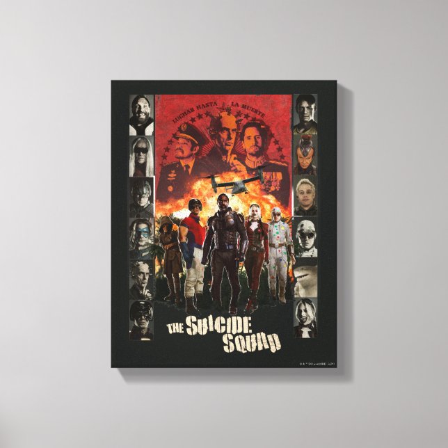 The Suicide Squad | Exlposive Character Roster Canvas Print (Front)