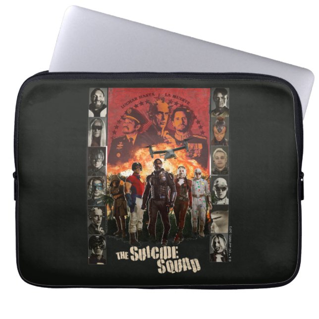 The Suicide Squad | Exlposive Character Roster Laptop Sleeve (Front)