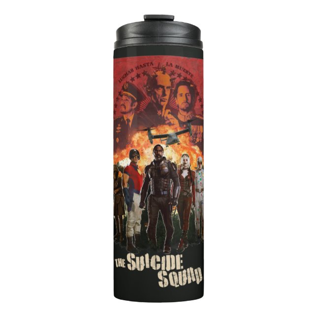 The Suicide Squad | Exlposive Character Roster Thermal Tumbler (Front)