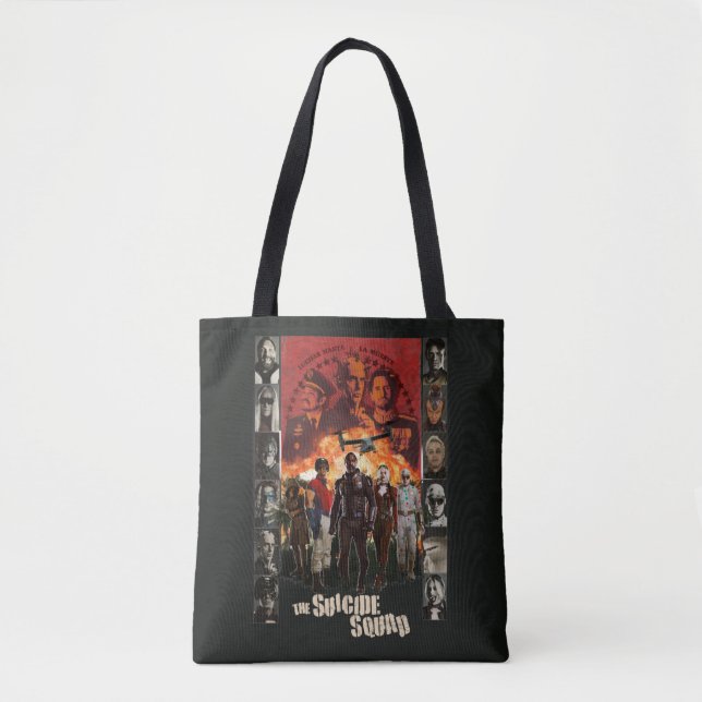 The Suicide Squad | Exlposive Character Roster Tote Bag (Front)