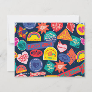 The Suicide Squad   Harley Quinn Badge Pattern Card