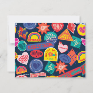 The Suicide Squad | Harley Quinn Badge Pattern Card