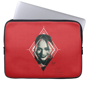 The Suicide Squad   Harley Quinn Diamond Target Laptop Sleeve