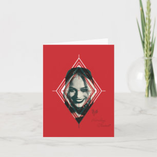 The Suicide Squad Harley Quinn Diamond Target Note Card
