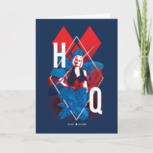 The Suicide Squad | Harley Quinn Fern & Diamonds Card (Front)