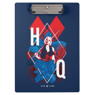 The Suicide Squad   Harley Quinn Fern & Diamonds Clipboard