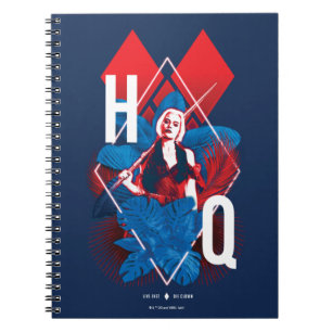 The Suicide Squad Harley Quinn Fern & Diamonds Notebook