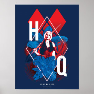 The Suicide Squad   Harley Quinn Fern & Diamonds Poster