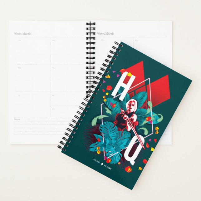 The Suicide Squad | Harley Quinn Floral Diamond Planner (Display)