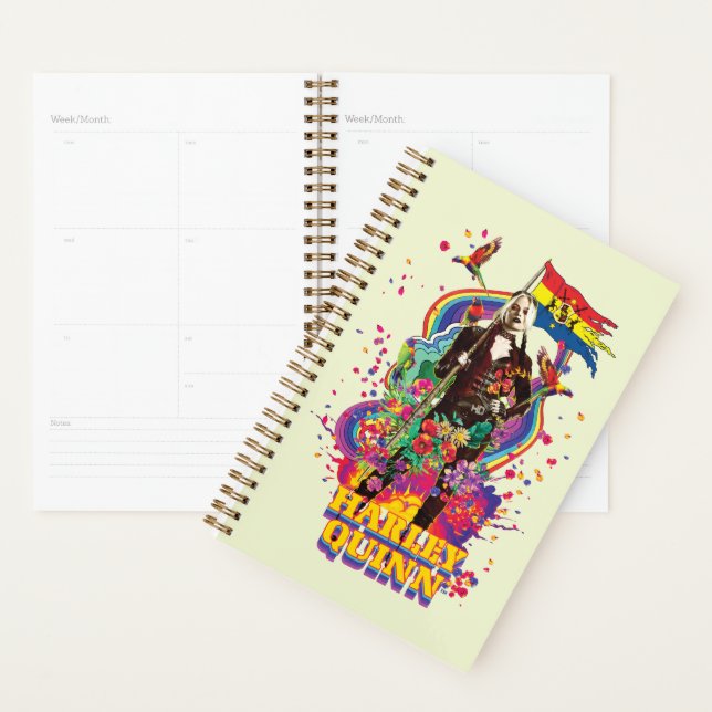 The Suicide Squad | Harley Quinn Flowers & Rainbow Planner (Display)