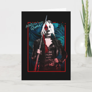 The Suicide Squad | Harley Quinn & Green Ferns Card