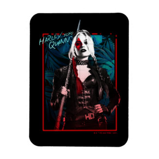 The Suicide Squad | Harley Quinn & Green Ferns Magnet