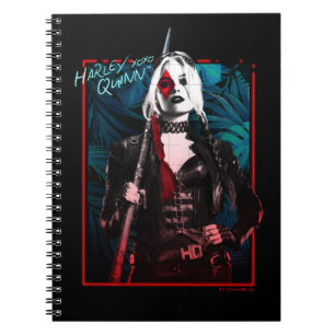 The Suicide Squad Harley Quinn & Green Ferns Notebook