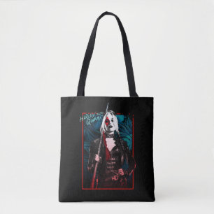 The Suicide Squad Harley Quinn & Green Ferns Tote Bag