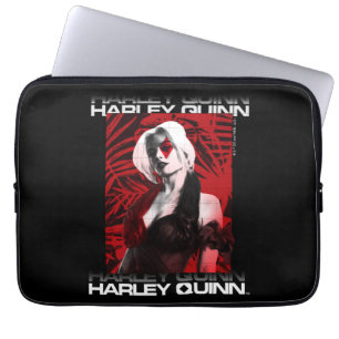 The Suicide Squad Harley Quinn Red Fern Portrait Laptop Sleeve