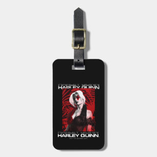 The Suicide Squad Harley Quinn Red Fern Portrait Luggage Tag