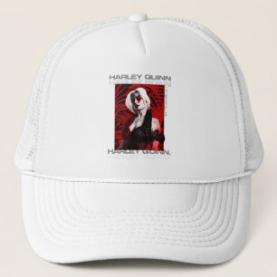 The Suicide Squad   Harley Quinn Red Fern Portrait Trucker Hat