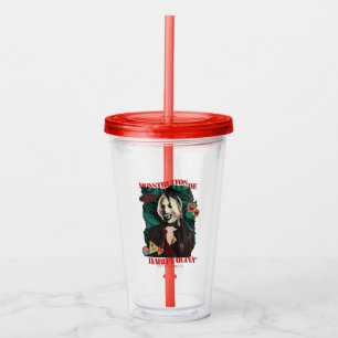 The Suicide Squad   Harley Quinn Winking Acrylic Tumbler