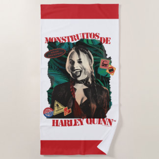 The Suicide Squad | Harley Quinn Winking Beach Towel