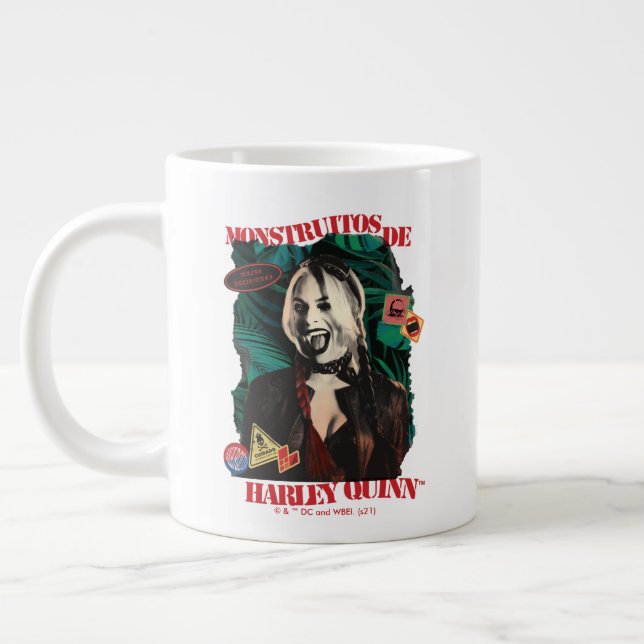 The Suicide Squad | Harley Quinn Winking Large Coffee Mug (Left)