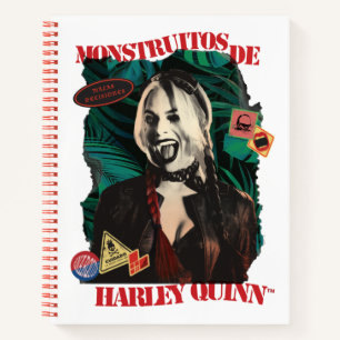 The Suicide Squad Harley Quinn Winking Notebook