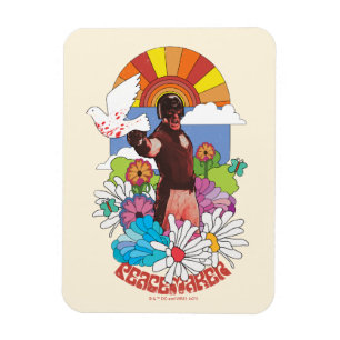 The Suicide Squad   Peacemaker Flowers & Sunshine Magnet