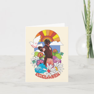 The Suicide Squad   Peacemaker Flowers & Sunshine Note Card