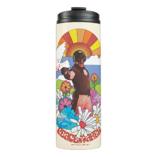 The Suicide Squad   Peacemaker Flowers & Sunshine Thermal Tumbler