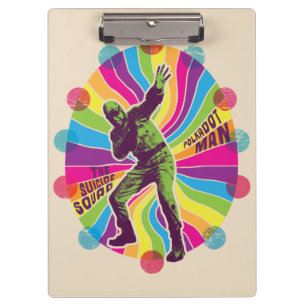 The Suicide Squad   Polka-Dot Man Psychedelic Clipboard