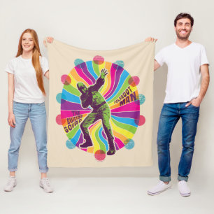 The Suicide Squad   Polka-Dot Man Psychedelic Fleece Blanket