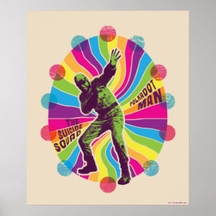 The Suicide Squad Polka-Dot Man Psychedelic Poster