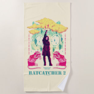 The Suicide Squad Ratcatcher 2 Illustration Beach Towel