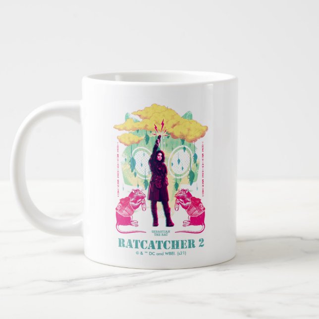 The Suicide Squad | Ratcatcher 2 Illustration Large Coffee Mug (Left)