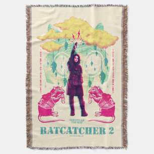 The Suicide Squad   Ratcatcher 2 Illustration Throw Blanket