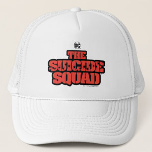 The Suicide Squad   Red and Black Logo Trucker Hat